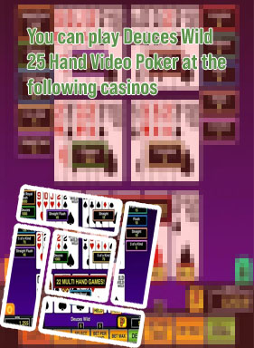 25 hand video poker