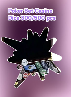 500 piece 11 5 g dice poker chip set