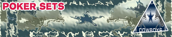 Dallas cowboys poker chip set