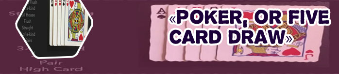 Five card poker games online free