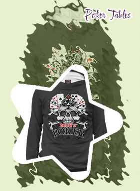 Poker hoodie tabletop