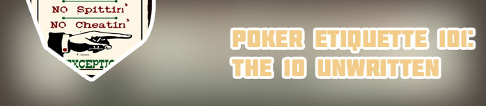 Poker room rules
