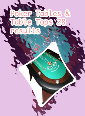 Poker table set