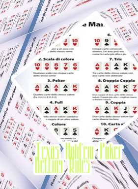 Texas poker high card rules